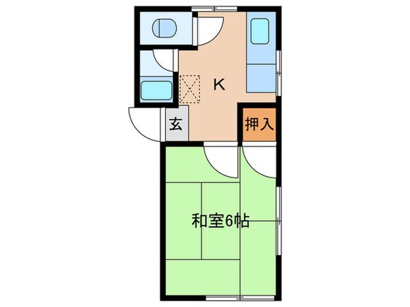 旭ハイツの物件間取画像